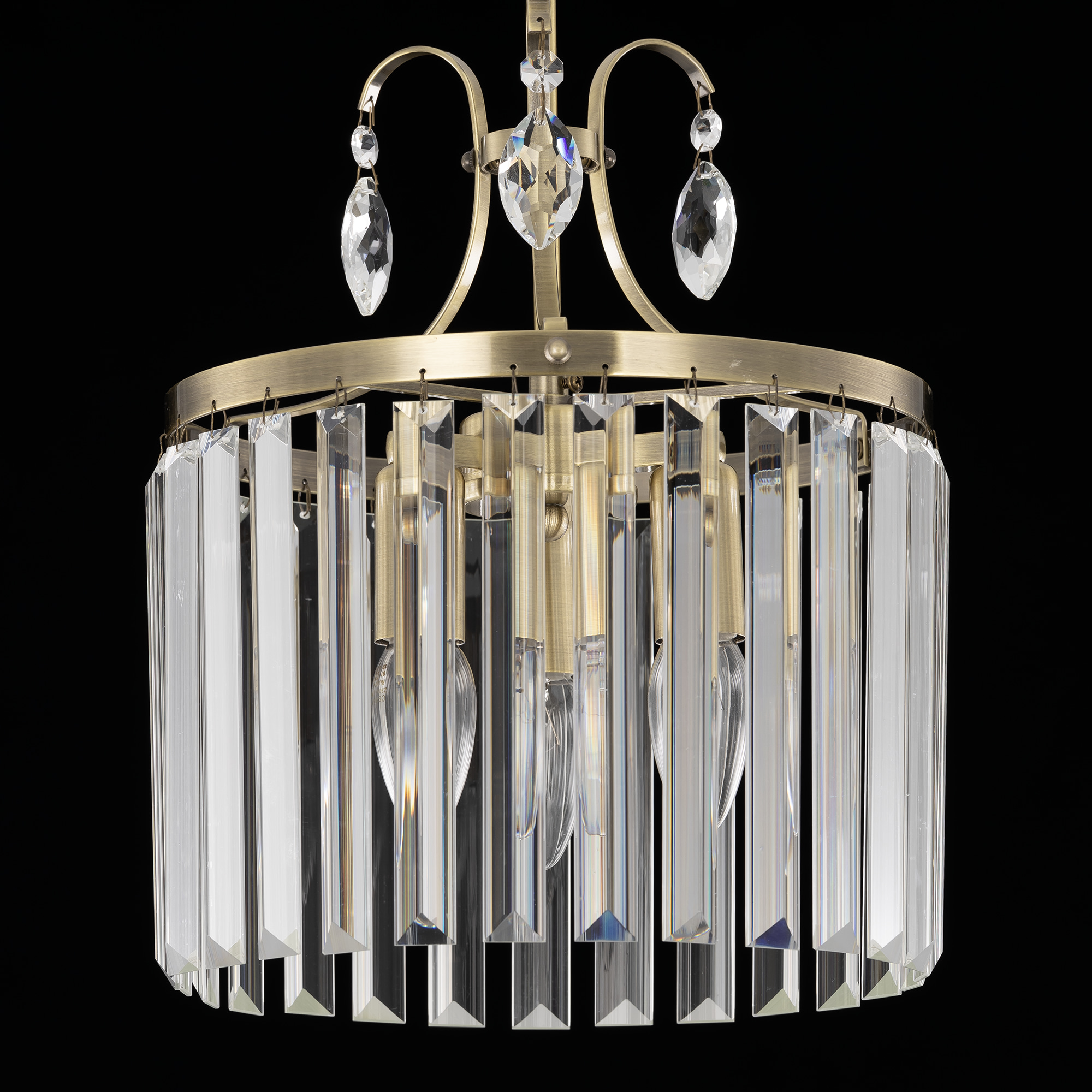 Citilux Инга CL335133 Люстра хрустальная подвесная Бронза арт. 89050