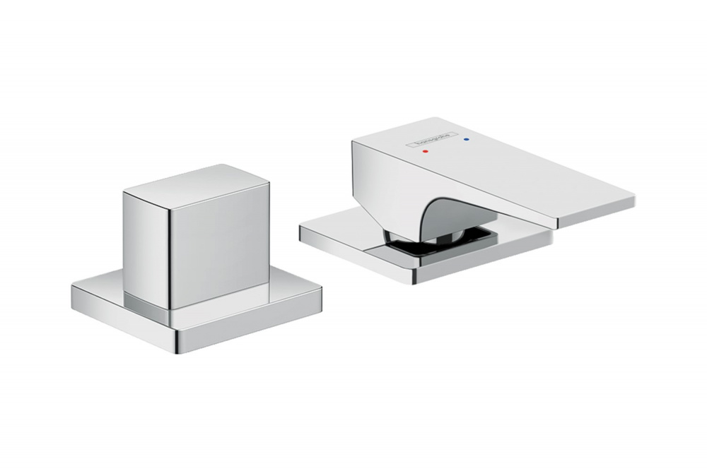 HANSGROHE Metropol Смеситель на край ванны, на 2 отв., БЕЗ излива, БЕЗ душа, хром арт. 38820