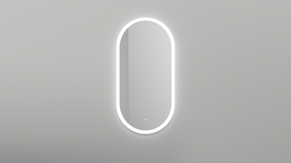 Salini ARMONIA Зеркало овальное, 450хH900 мм с двойной LED подсветкой 3в1 3000-6000К арт. 33843