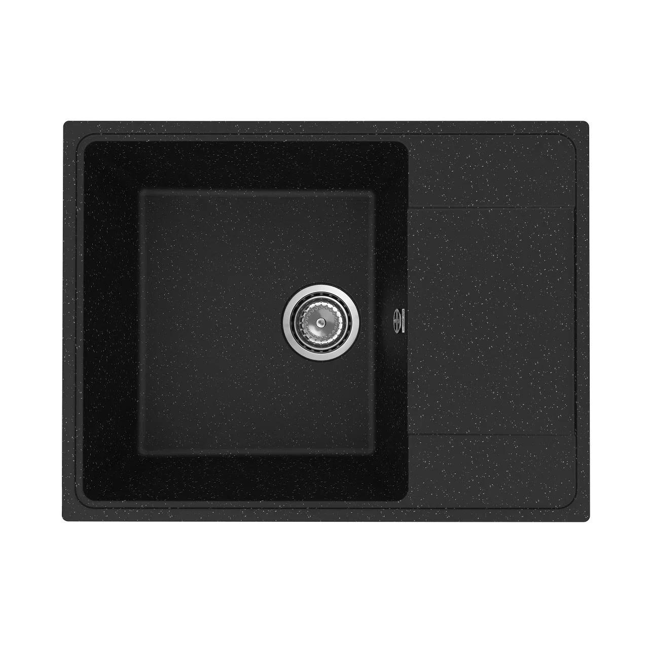 Кухонная мойка Practik PR-M-650-004 (без сифона), черный оникс арт. 185339