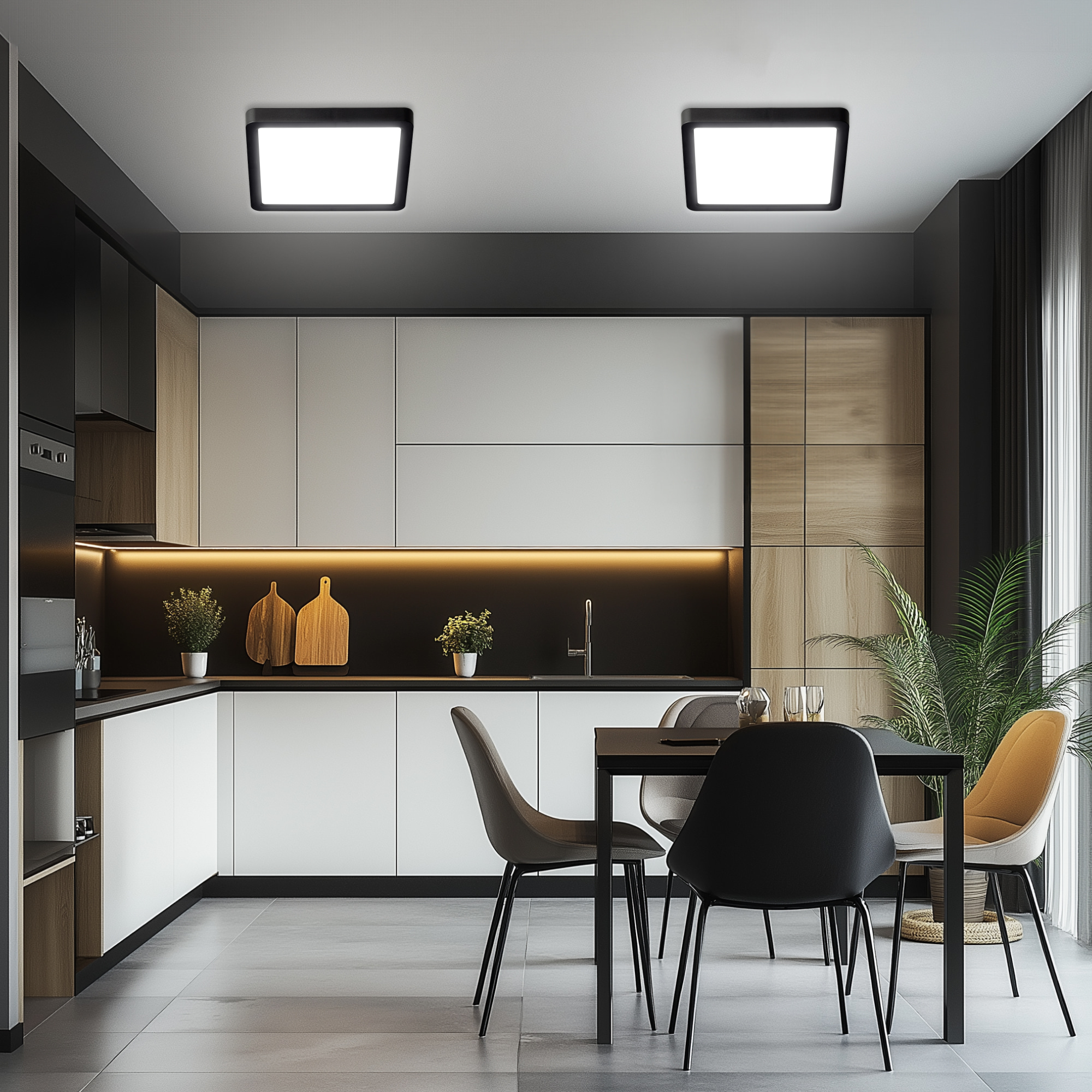 Citilux Бейсик CL738K241V LED Светильник накладной Чёрный арт. 89142