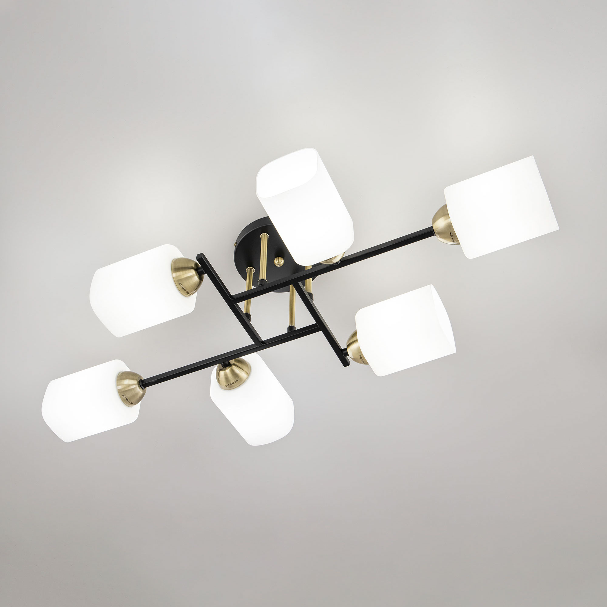 Citilux Генри CL130265 Люстра потолочная Чёрная арт. 88741