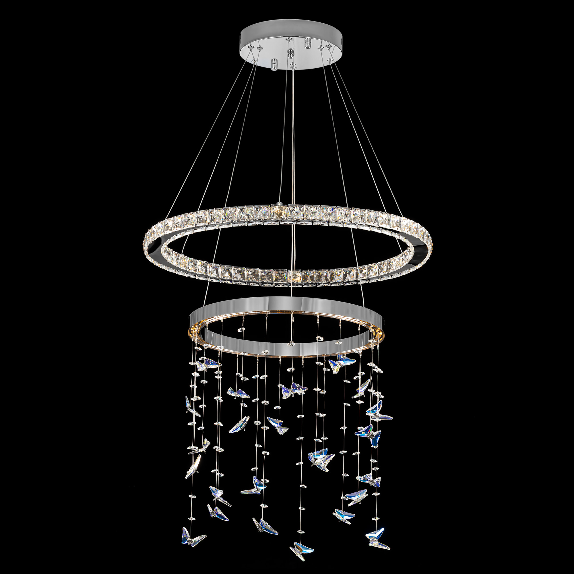 Citilux ETERA CL322060 LED Люстра хрустальная с пультом арт. 89575
