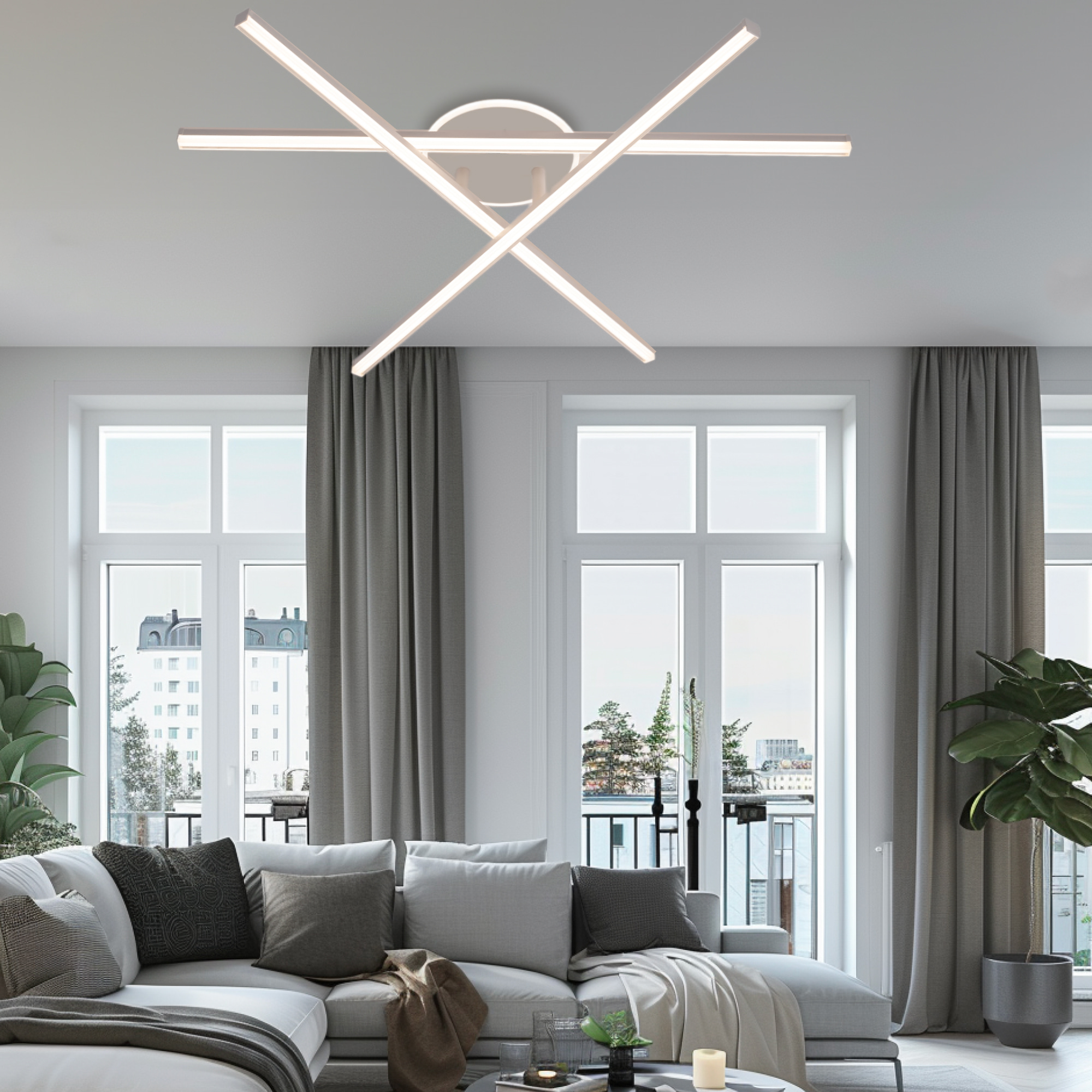 Citilux Trent CL203630 LED Люстра потолочная с пультом Белая арт. 89283