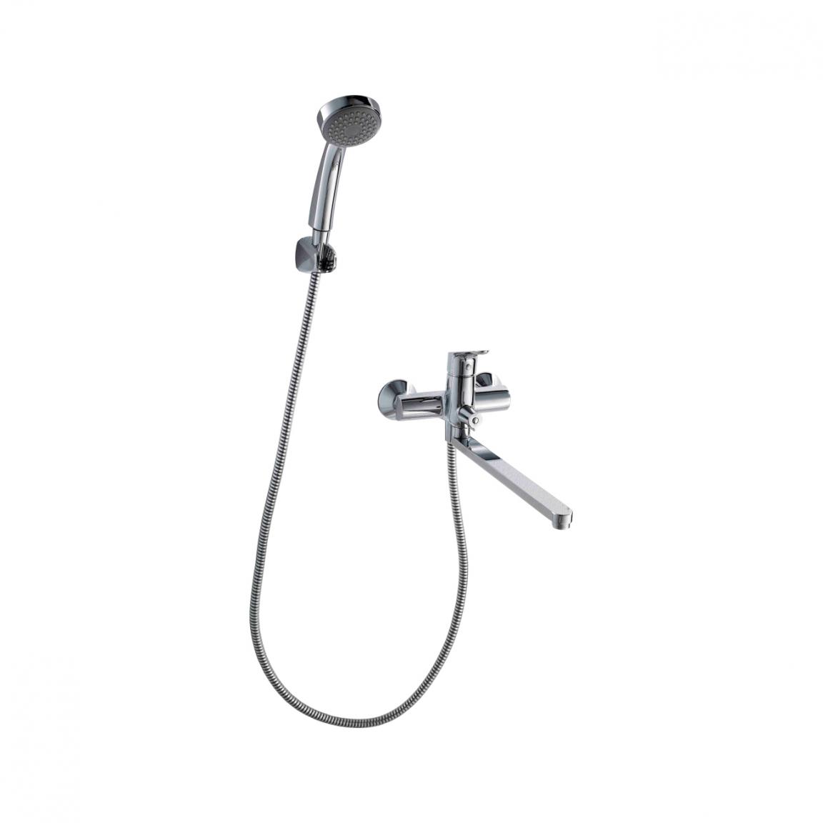 Смеситель для ванны Bravat Drop F64898C-LB, хром арт. 167453