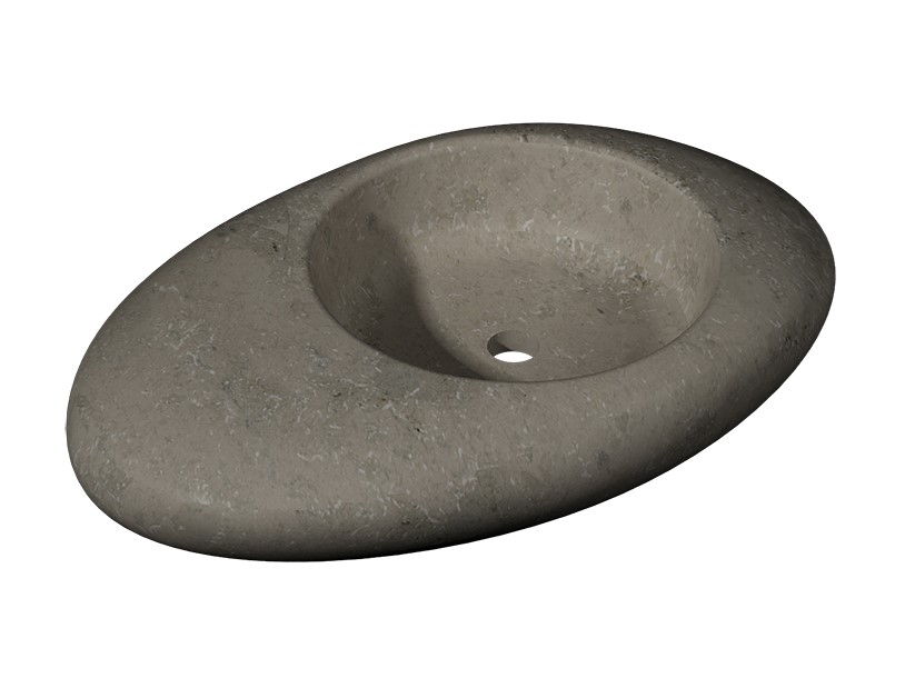 LANTIC MAYA Раковина настольная 70x45x12,2 см, Grey Stone арт. 36695