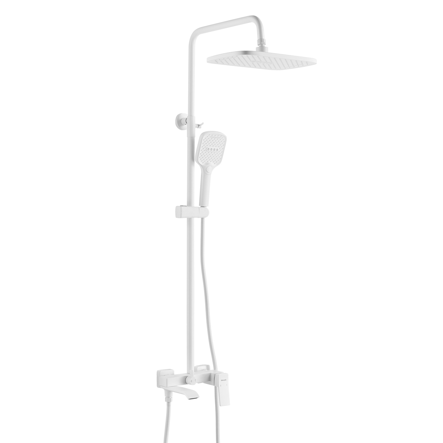 Душевая система Shevanik S4036C, белый арт. 191880