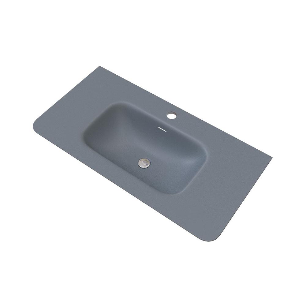 Раковина встраиваемая Knotlor ГРАЦИЯ FWB110900GRM, графит, 90 см арт. 173337
