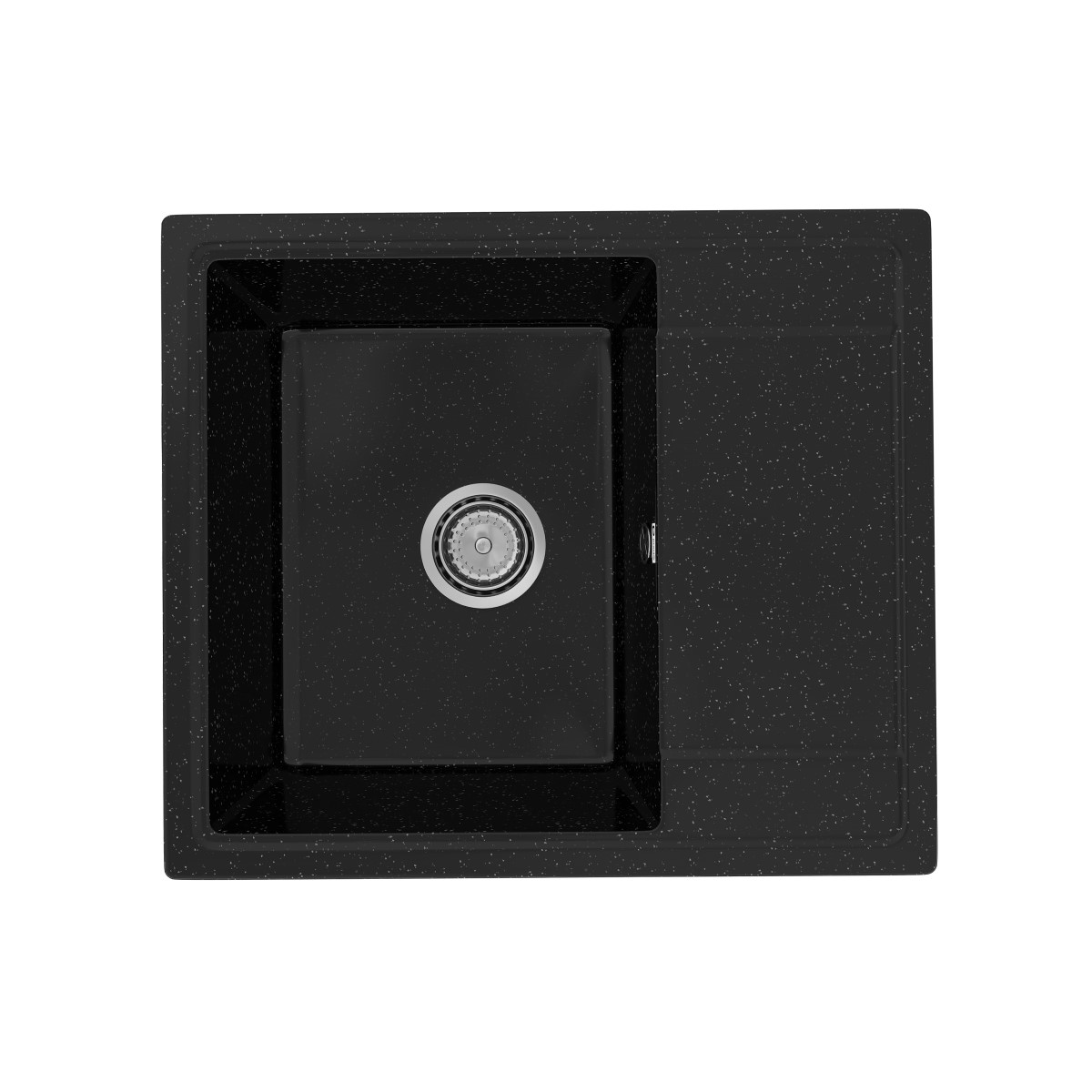 Кухонная мойка Practik PR-M-575-004 (без сифона), черный оникс арт. 185209