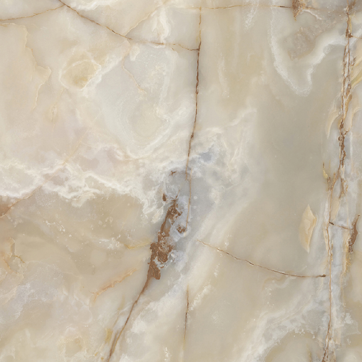 Керамогранит  ONYX&MORE GOLDEN ONYX GLO 6MM 80x80 RET арт. 84037