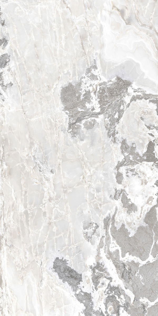 Керамогранит  ONYX&MORE WHITE BLEND SATIN 6MM R 160X320 арт. 83996