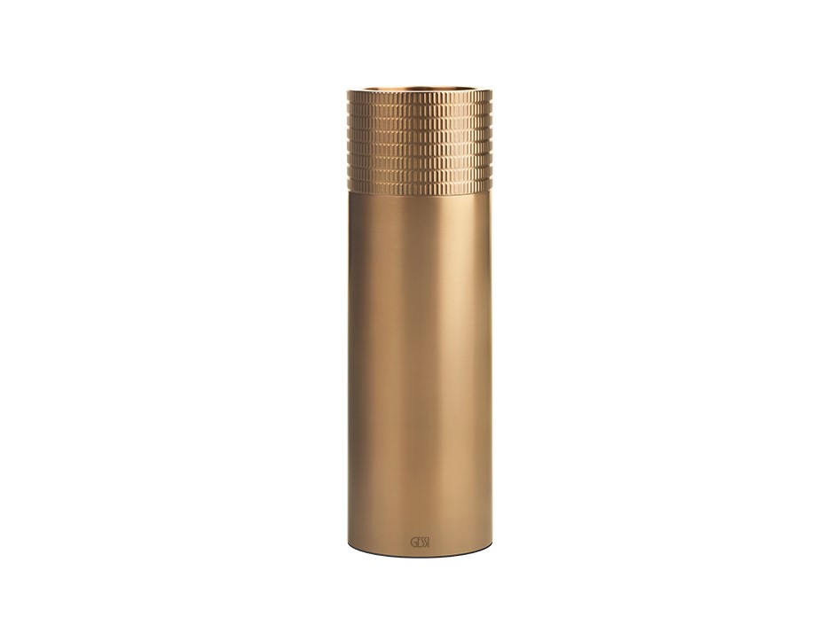 GESSI HOME Ваза для интерьера, Ø100хH300 мм, MECCANICA/Warm Bronze Brushed PVD арт. 31428