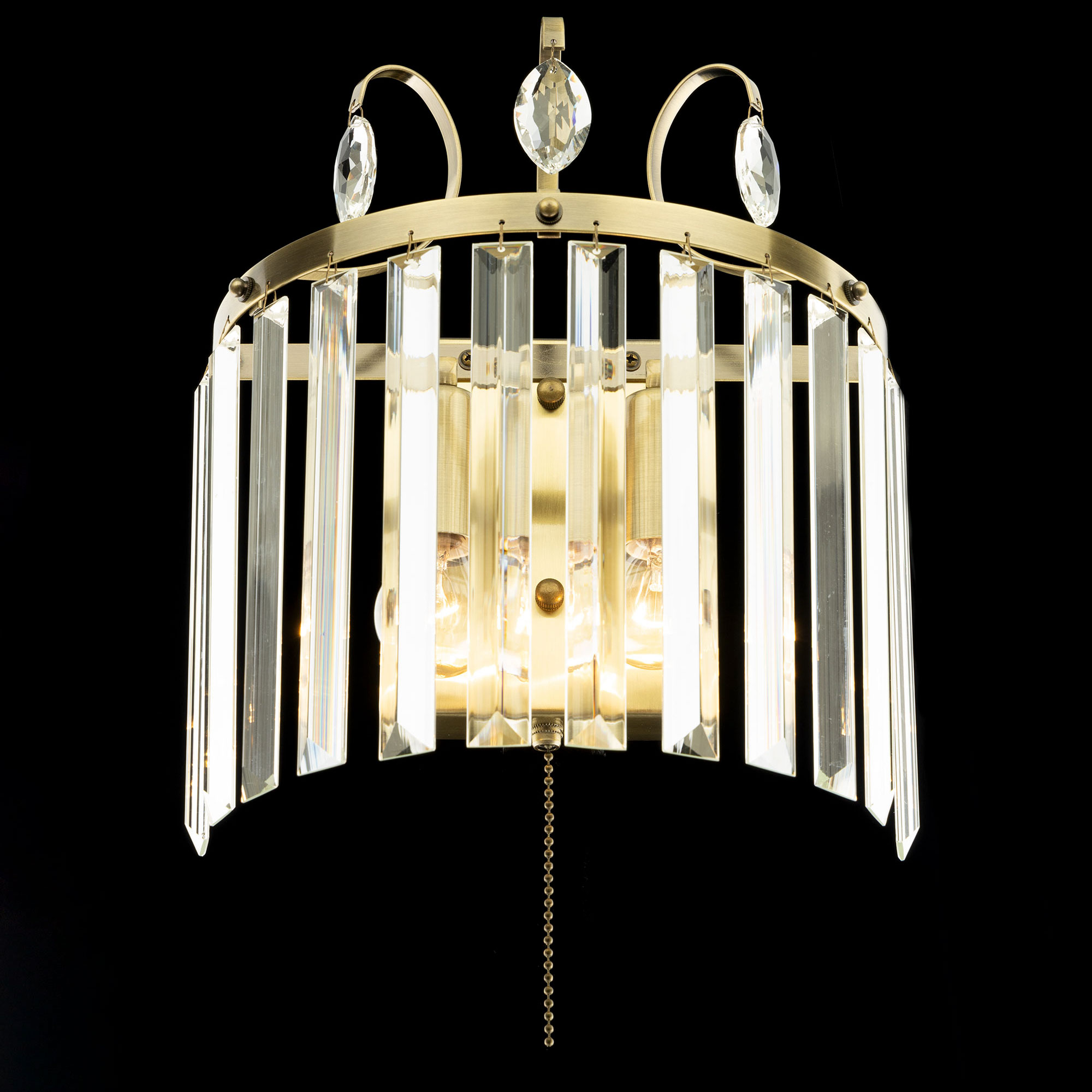 Citilux Инга CL335323 Бра хрустальное с выключателем Бронза арт. 88934