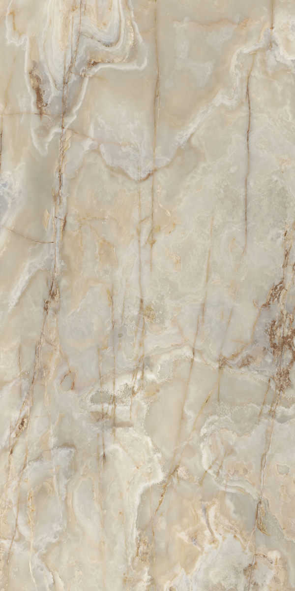 Керамогранит  ONYX&MORE GOLDEN ONYX GLO 6MM R 120x240 арт. 84023