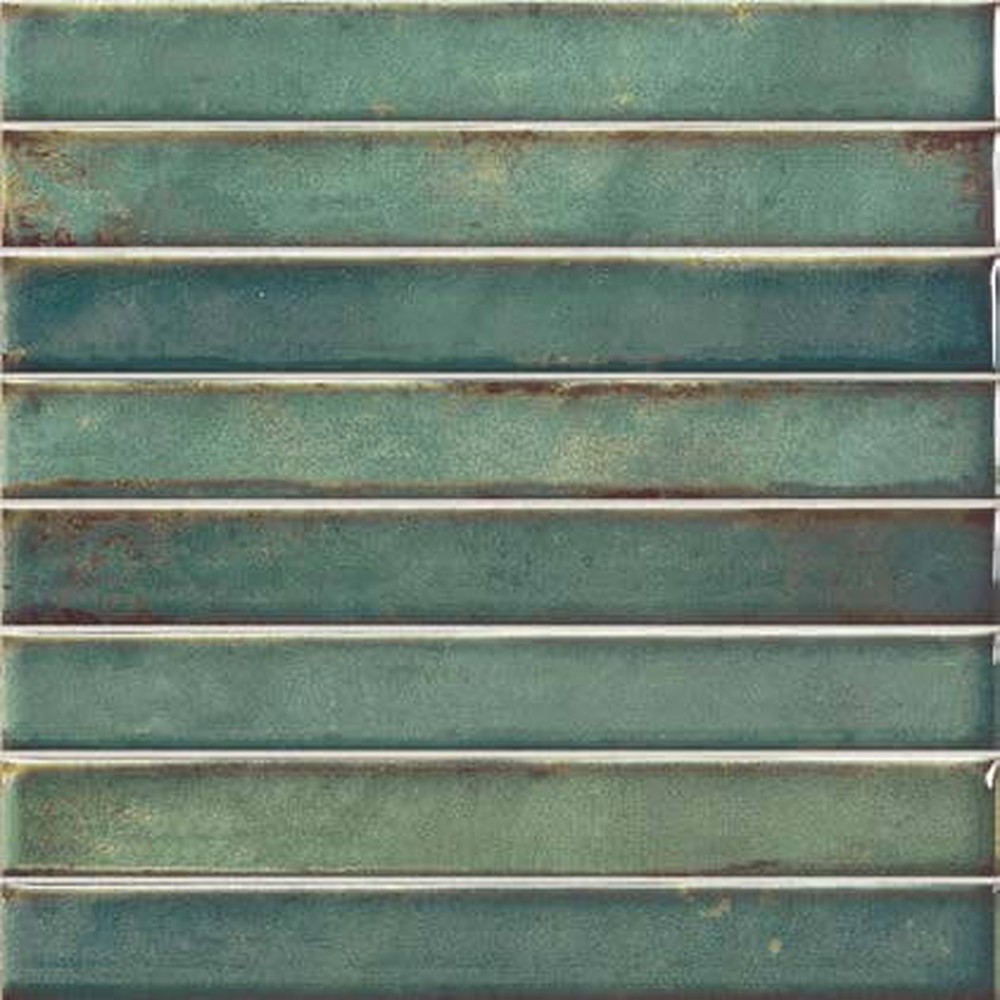 Плитка Brick Raku Emerald 35х35 см арт. 128506