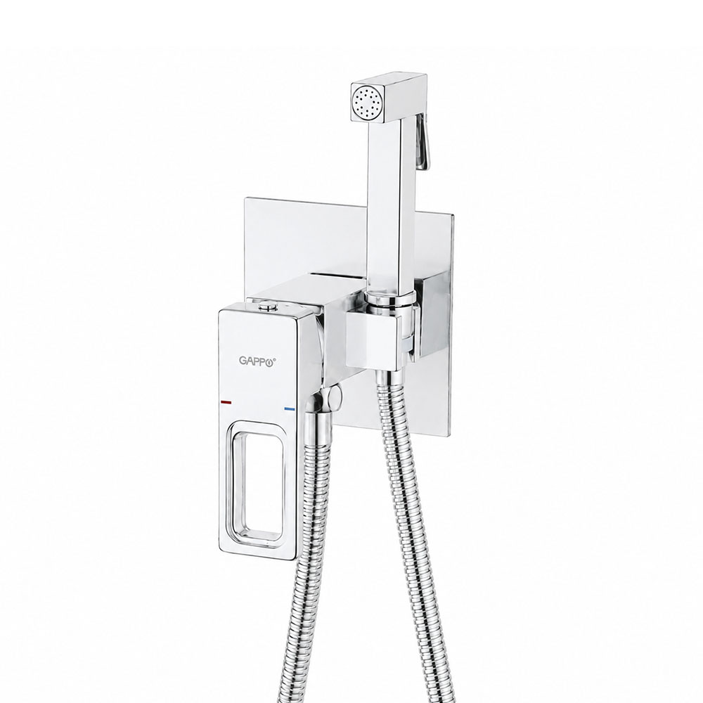 Гигиенический душ со смесителем GAPPO G7218, хром арт. 189812