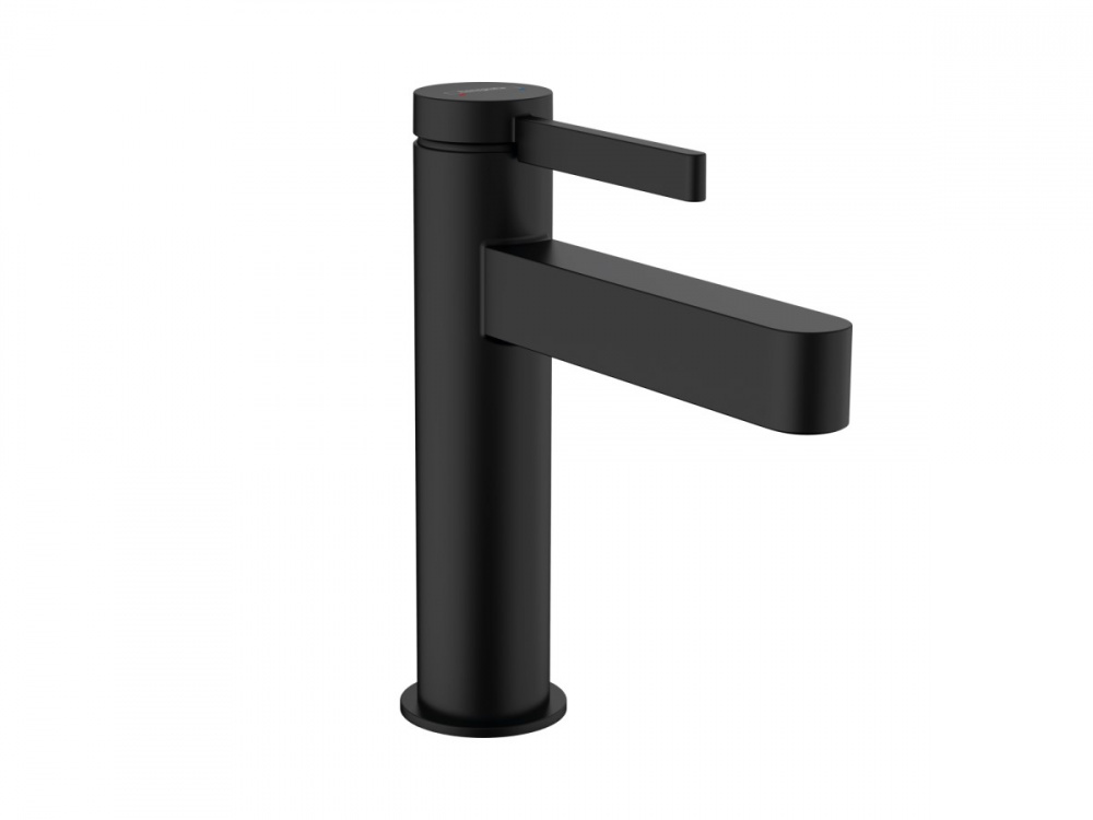 HANSGROHE Finoris Однорычажный смеситель для умывальника 110, Mattschwarz арт. 35276