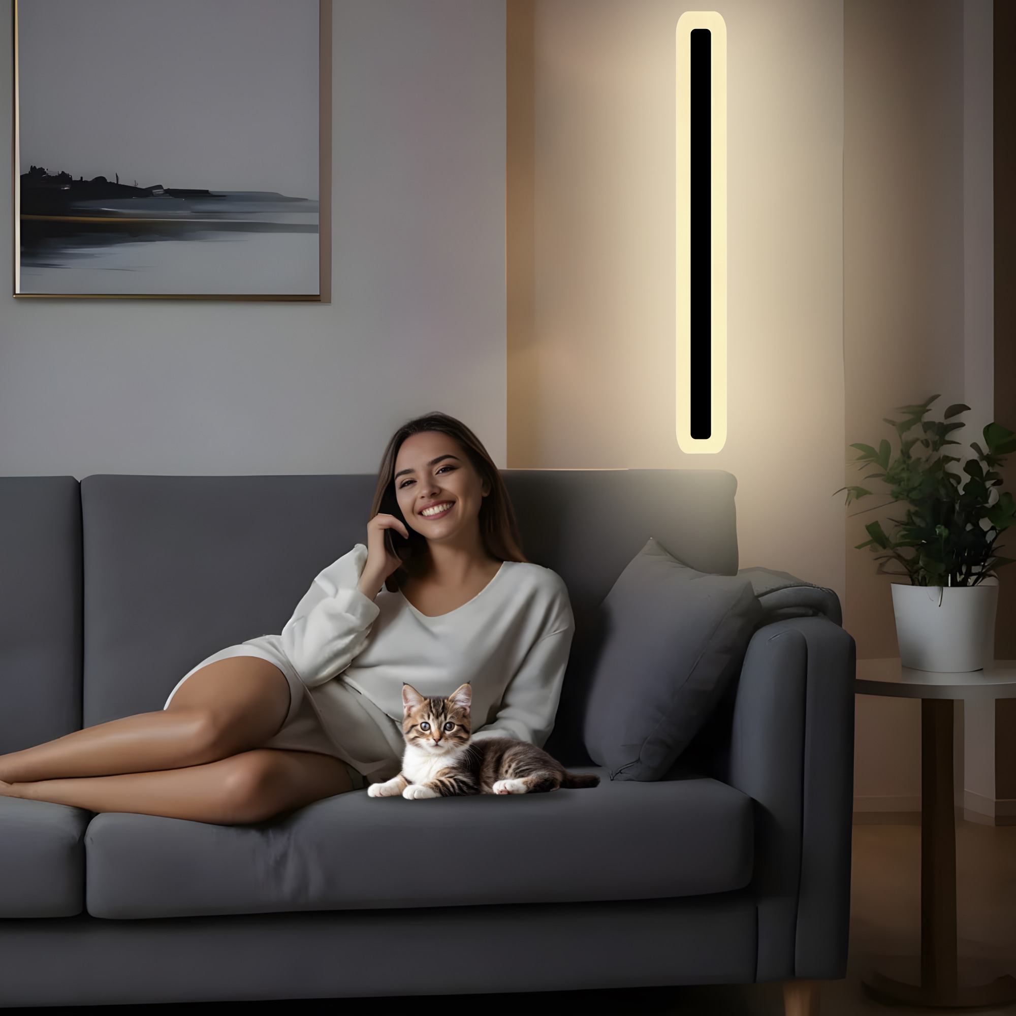 Citilux Тринити CL238591 Настенный светодиодный светильник Чёрный арт. 88976