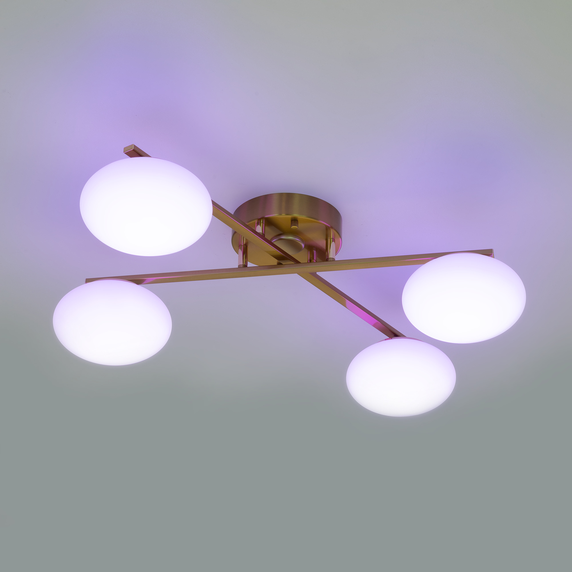 Citilux ATMAN SMART CL226A143 RGB LED Умная люстра Бронза арт. 89434