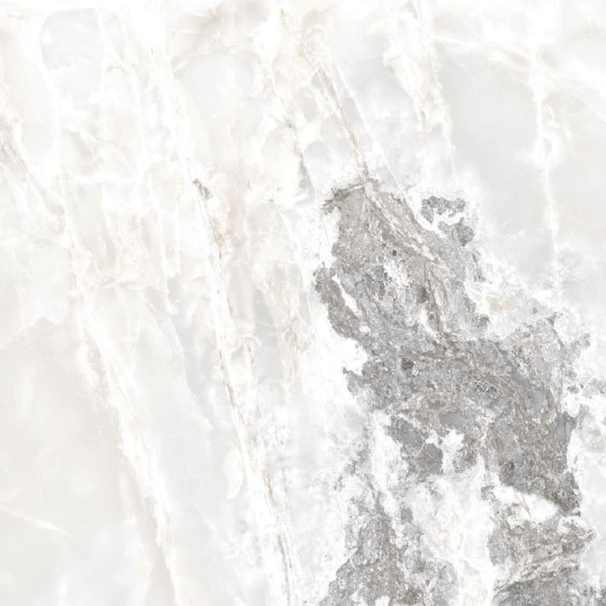 Керамогранит  ONYX&MORE WHITE BLEND GLO 6MM 80x80 RET арт. 84045
