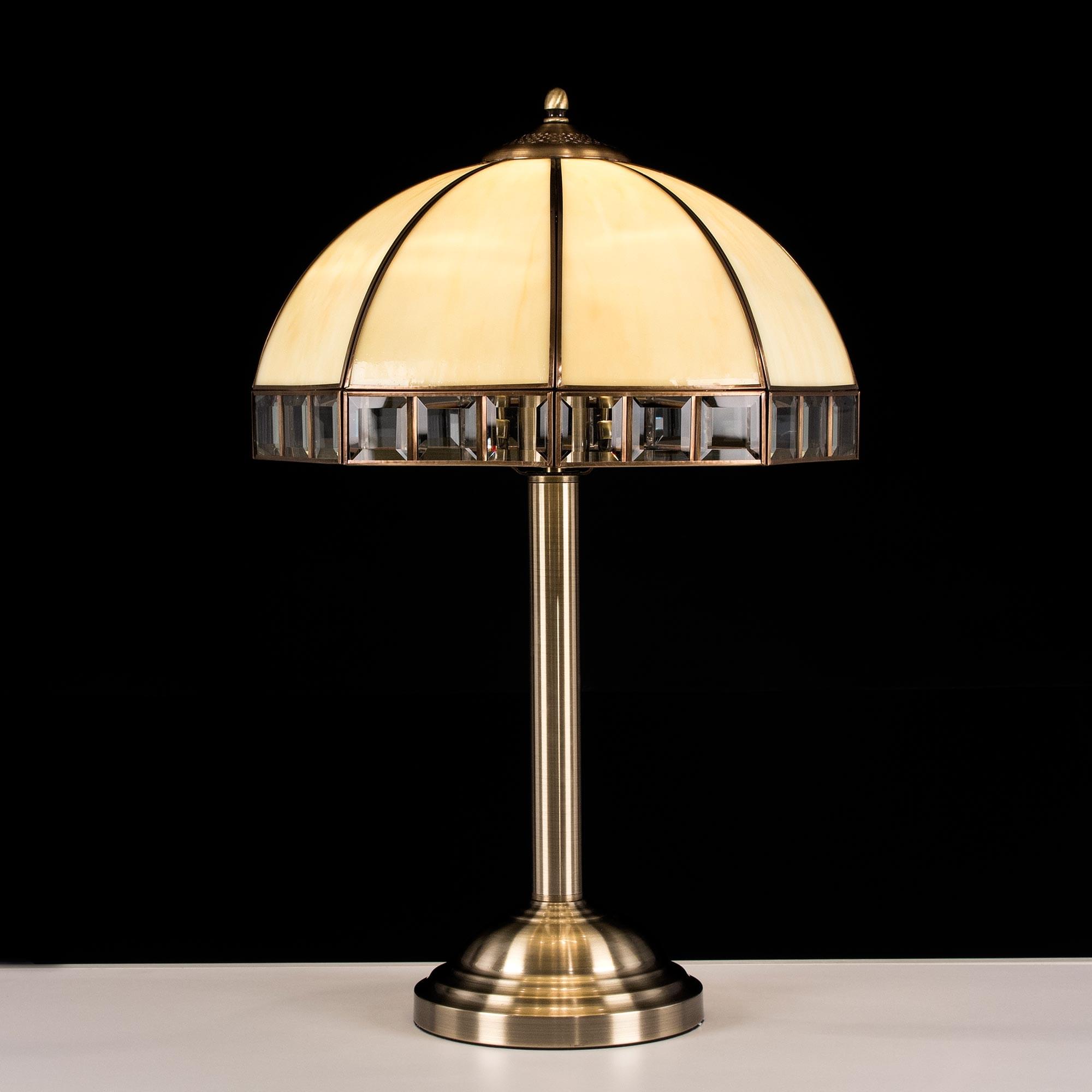Citilux Шербург-1 CL440811 Настольная лампа витражная Бронза арт. 88289