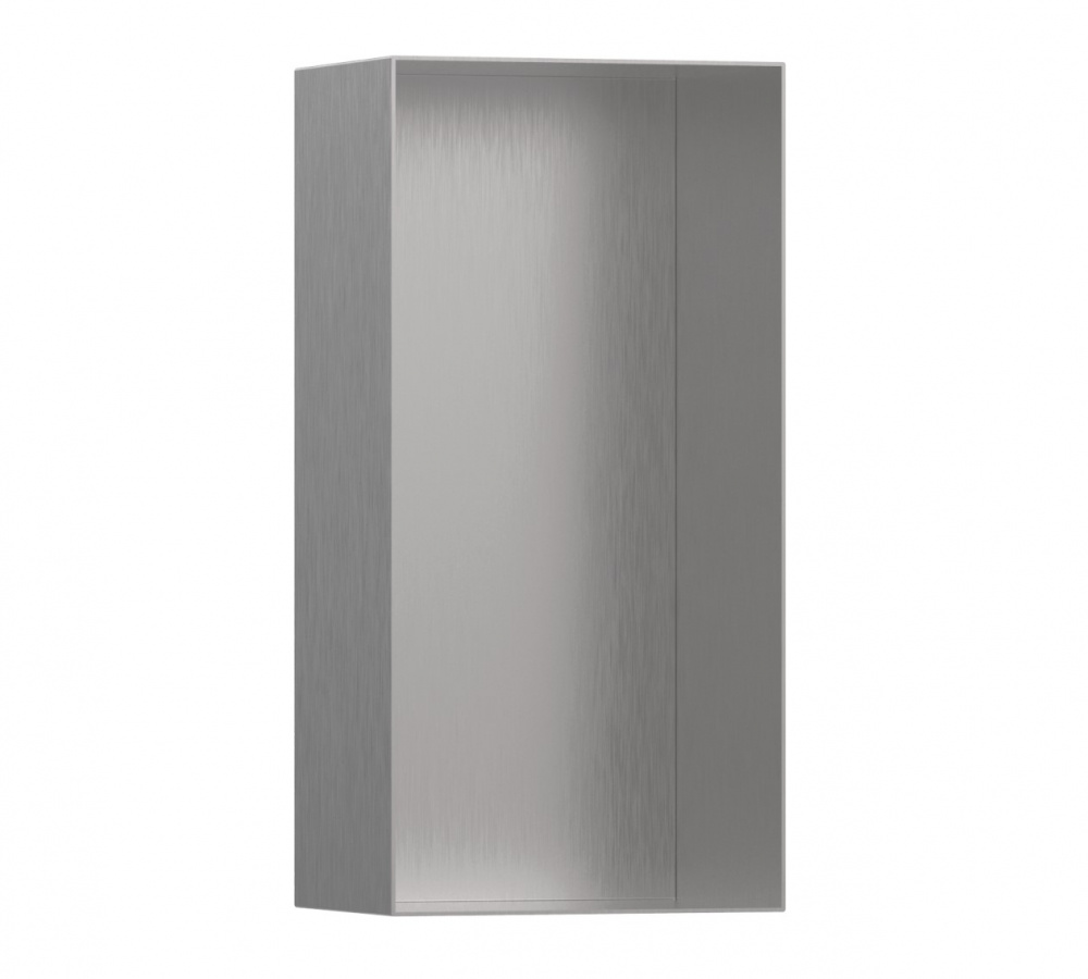 HANSGROHE XtraStoris Minimalisl Короб с открытой рамой, 30х15х10 см, Brushed Stainless Steel арт. 31647
