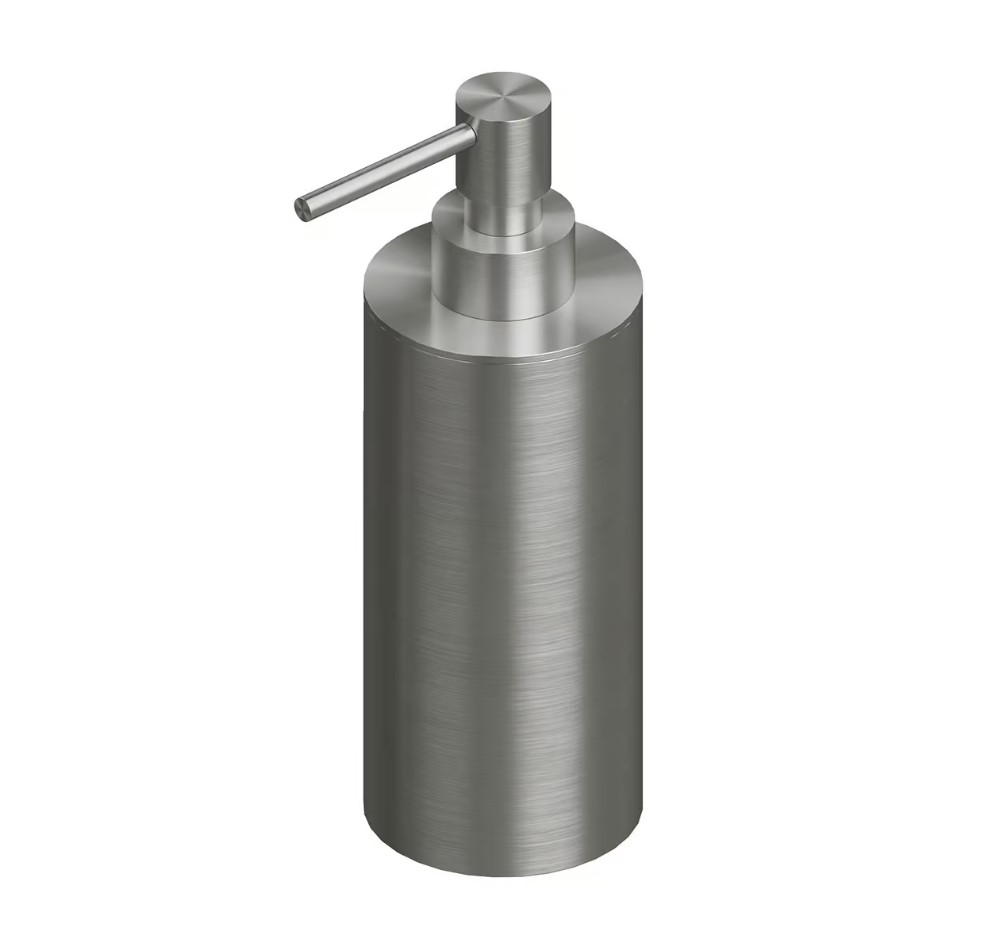 QUADRO DESIGN Дозатор жидкого мыла настенный, AISI304 Brushed Stainless Steel арт. 31915
