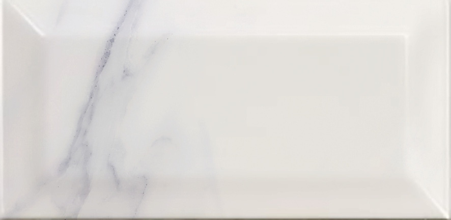 Плитка облицовочная глянцевая Metro Marble Bianco (150х75х9)(54ш./0,61м2) 12-01-4-07-20-00-2535 арт. 90326