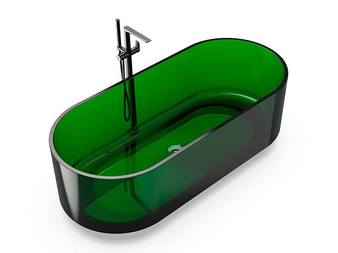 KNIEF ELLIPSE Shape Ванна отдельностоящая 170x75x56 см, 80 Aventurin/хром арт. 32476
