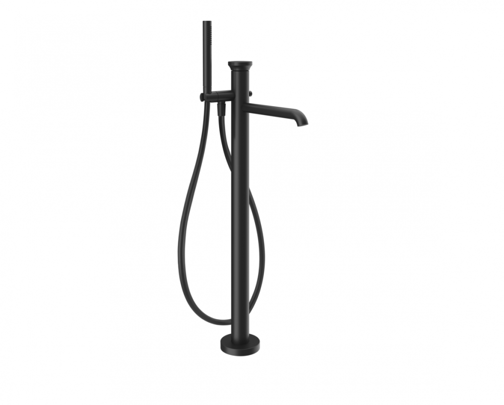 GESSI ORIGINI Внешние части напольного смесителя для ванны с ручным душем, Black XL арт. 38642