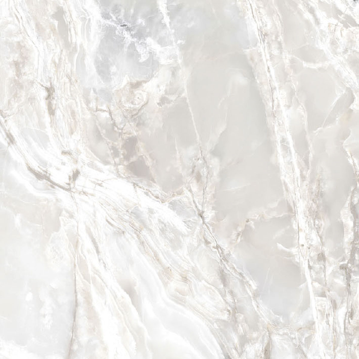 Керамогранит  ONYX&MORE WHITE BLEND GLO 6MM 80x80 RET арт. 84045