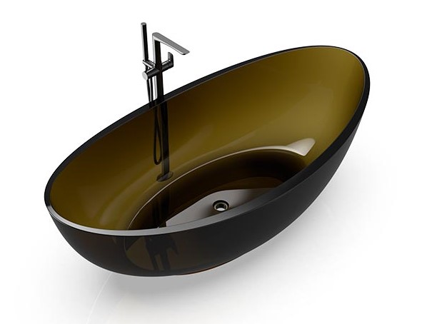 KNIEF OVAL Shape Ванна отдельностоящая 180х93x56 см, 30 Pyrit/хром арт. 32464