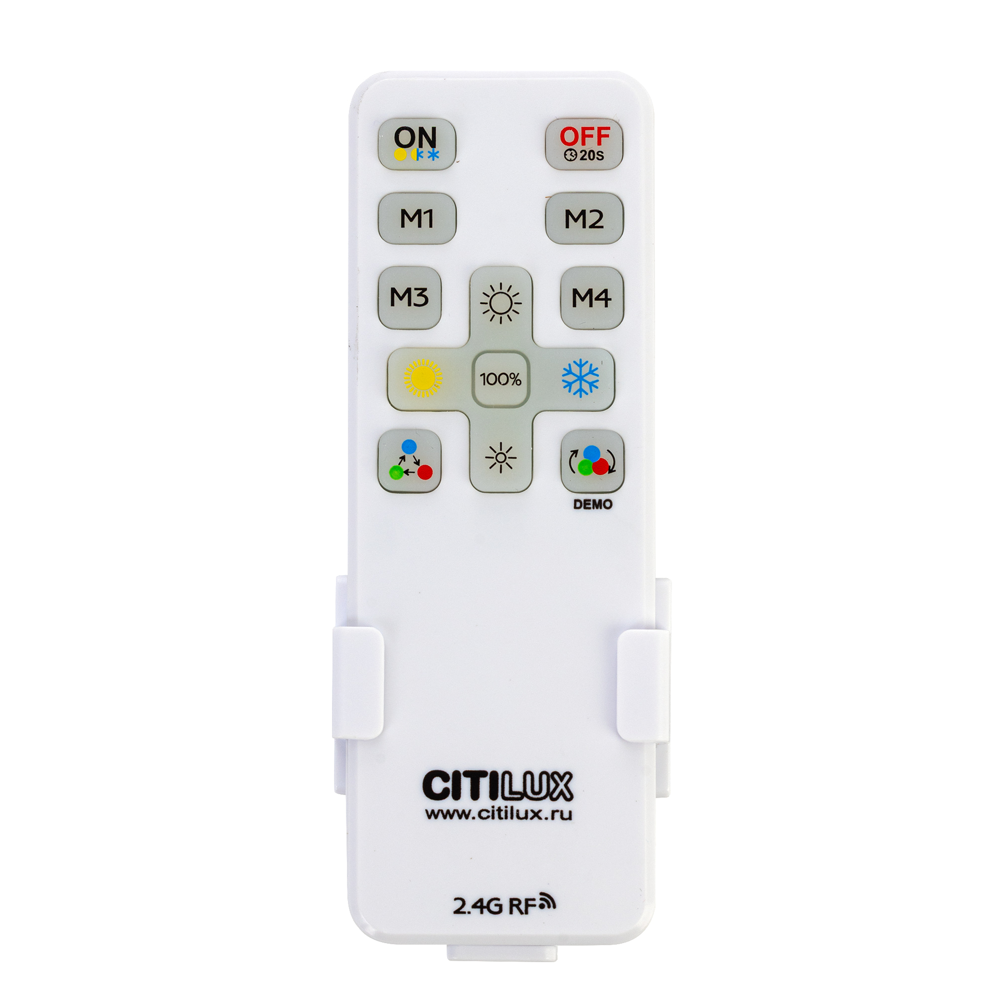 Citilux ETALON CL750320R LED RGB Светильник с пультом Белый+Бук арт. 89591