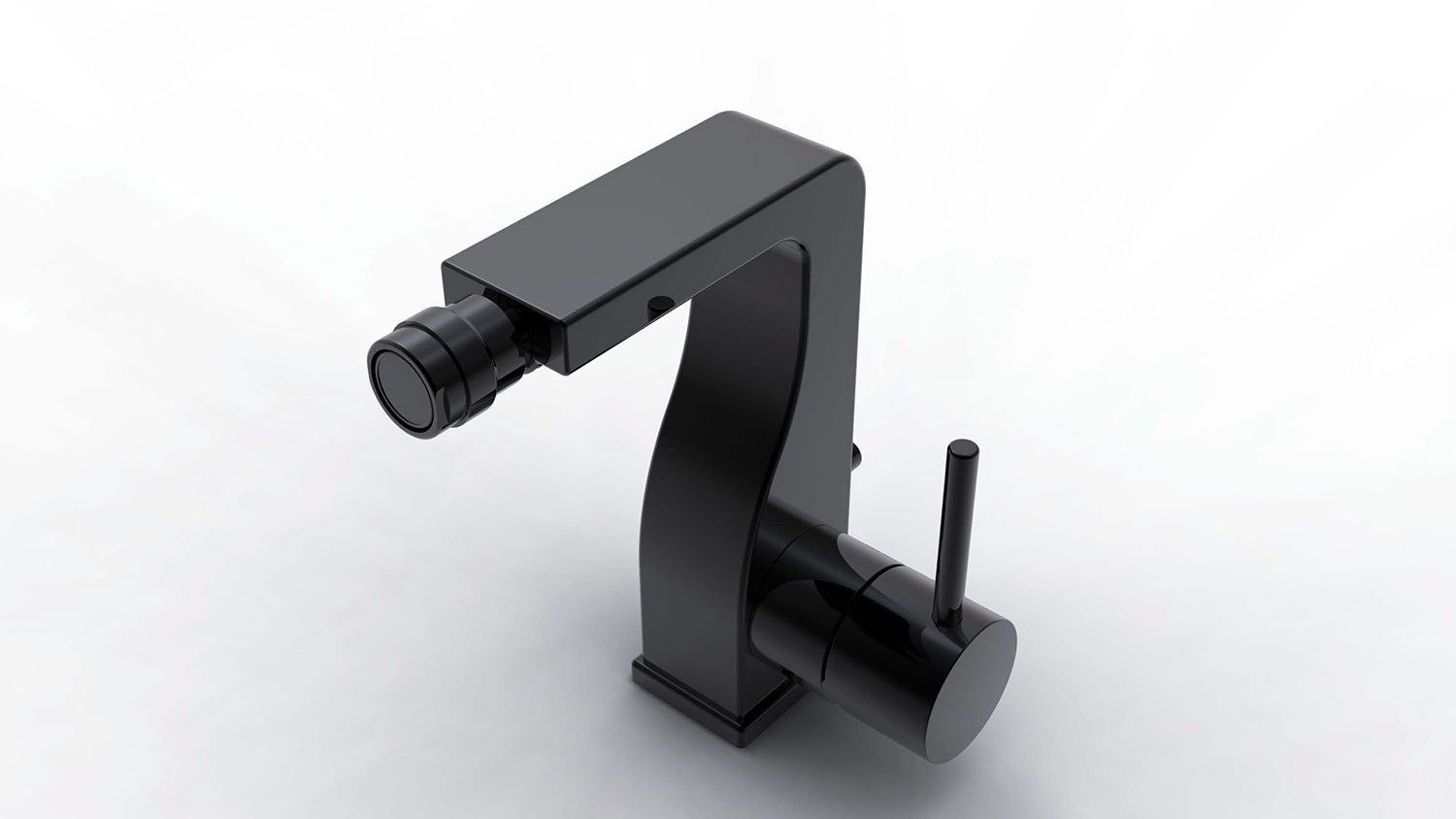 Смеситель для биде Bravat Arc F36061K-ENG, черный арт. 165199