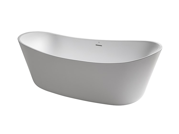 NOKEN LOUNGE FLUID Ванна акриловая свободностоящая без гидромассажа, 170х80х62H см, белый матовый арт. 32447