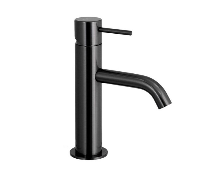 REMER X STYLE Смеситель для раковины без ДК, вылет 111 мм, brushed black chrome арт. 34982