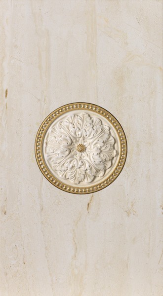 Керамическая плитка Декор  Lаино роял версаллес кремовый / Dec. Daino royal versalles crema арт. 73476