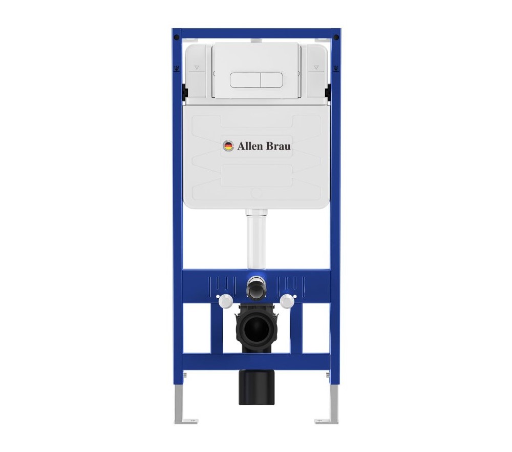 ALLEN BRAU PNEUMATIC PRO Инсталляция для подв. унитаза, БЕЗ кнопки смыва, 1112х95х500мм (325593) арт. 33032