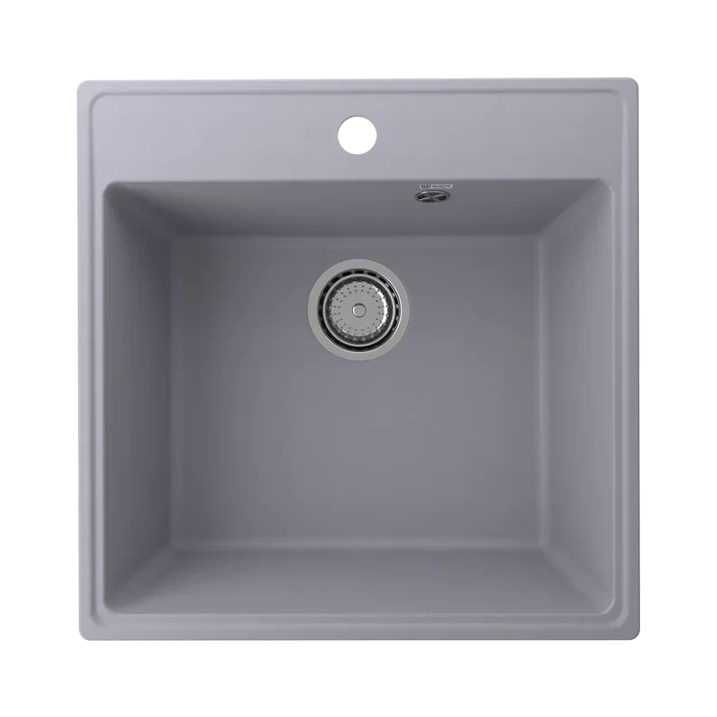 Кухонная мойка Ulgran Quartz Forte 505-05, бетон арт. 184859