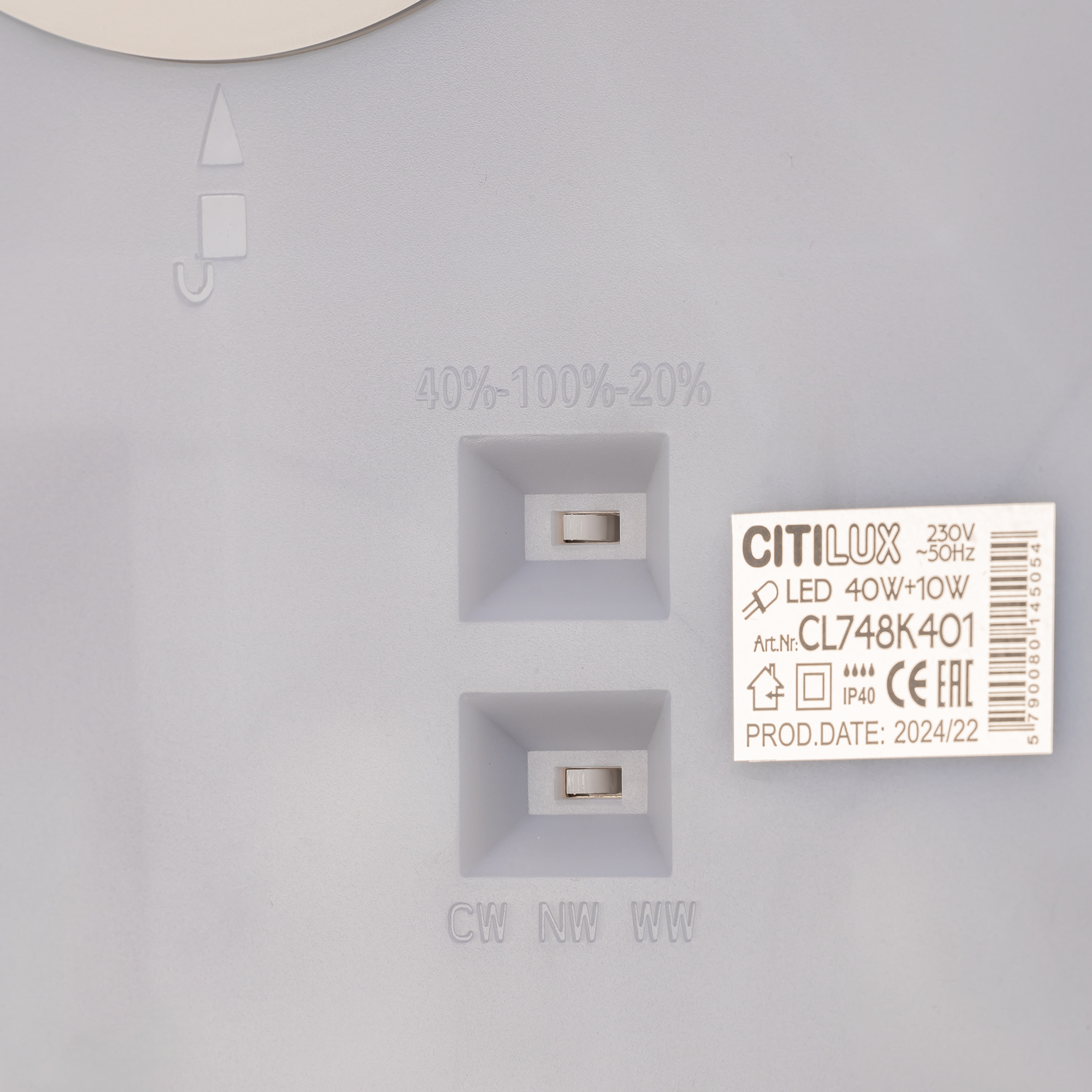 Citilux NORMA CL748K401 LED Светильник с подсветкой Чёрный арт. 89368