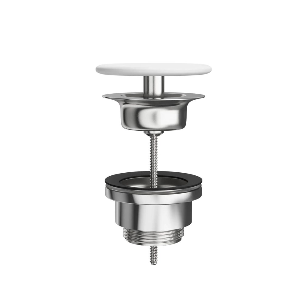 KMUNDr07MWh1 Донный клапан с керамической крышкой, белый матовый арт. 202938