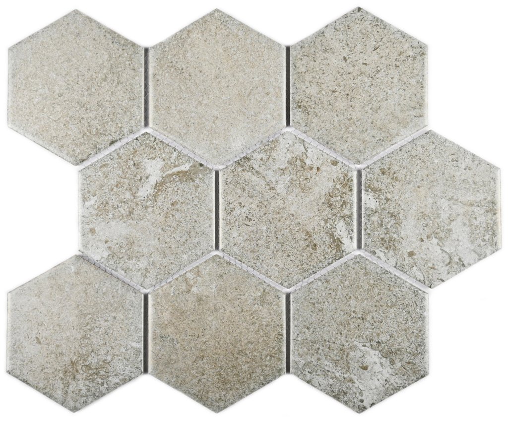 Плитка декоративная керамическая Agate Grey/Агат серый  6.5*295.5*256 95*110 арт. 90355