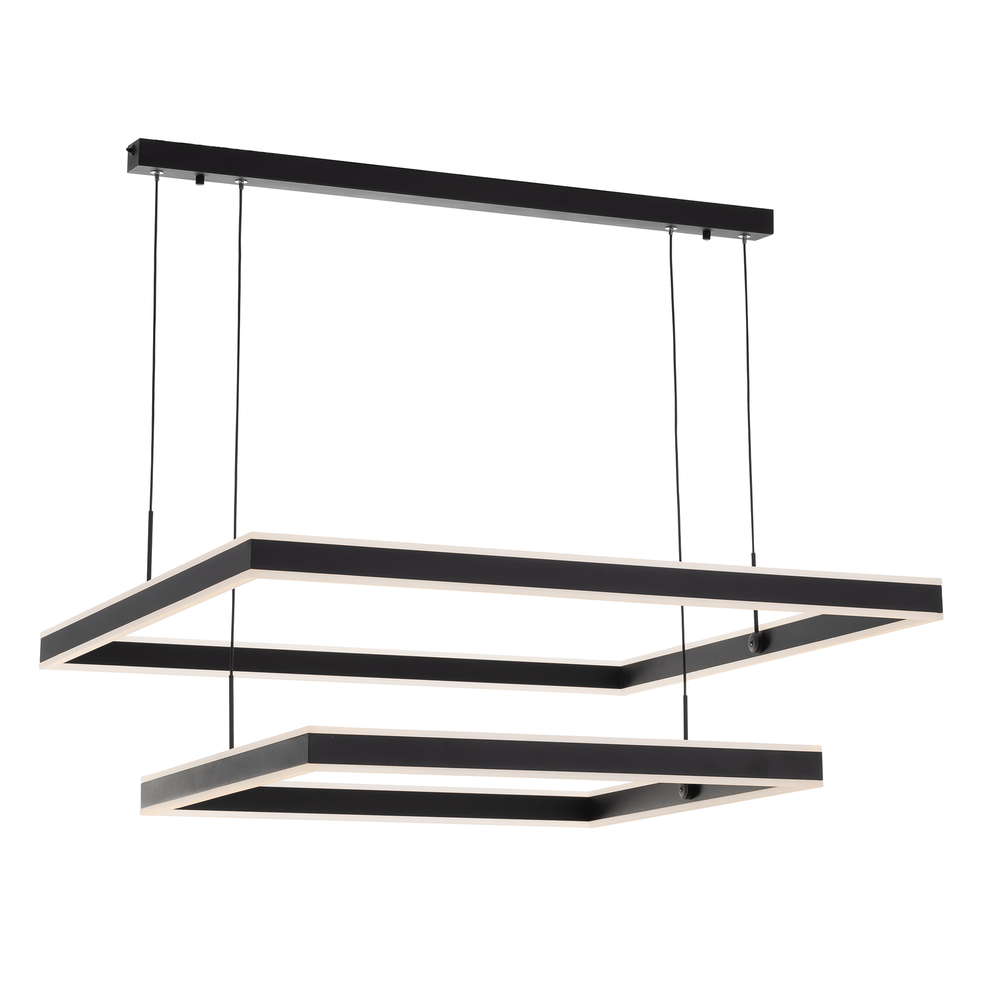 Citilux Дуэт CL719K211 LED Люстра подвесная с пультом Чёрная арт. 89063