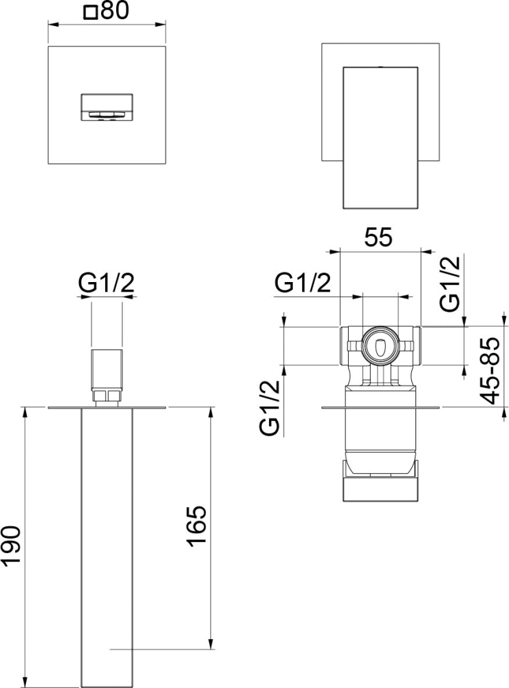 Смеситель для раковины Webert Pegaso PE830606015, хром арт. 162248