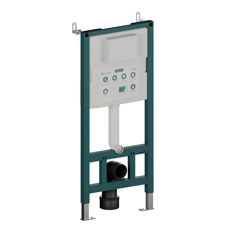 Инсталляция для подвесного унитаза Knotlor ISWC501FG, бирюзовый (серия 2) арт. 174939