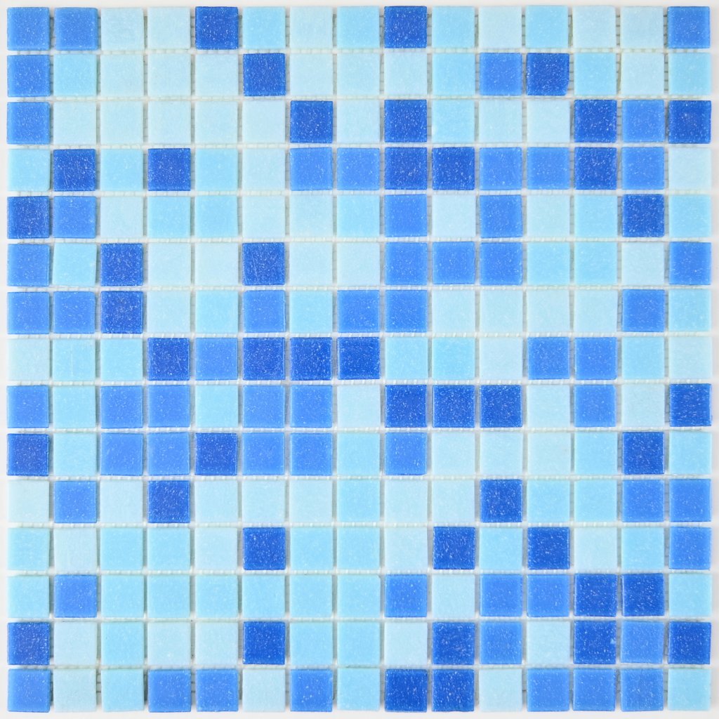Плитка декоративная стеклянная Aqua 100/Вода 100 4*20*20 327*327 бумага арт. 90607