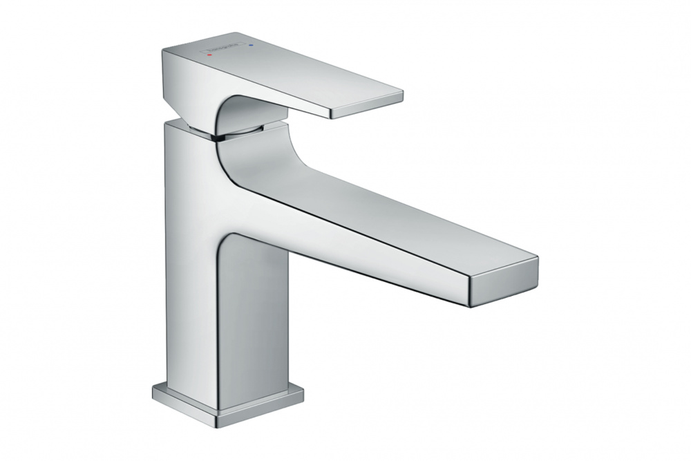 HANSGROHE METROPOL Смеситель для раковины 100 однорычажный, с ДК Push-Open., 5 л/мин, хром арт. 35674