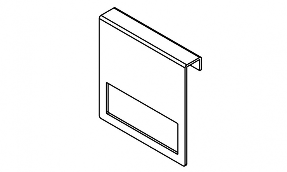 GAMADECOR Держатель для полотенец, монтаж на планку, 24x24x3,6 см, Metal арт. 30223