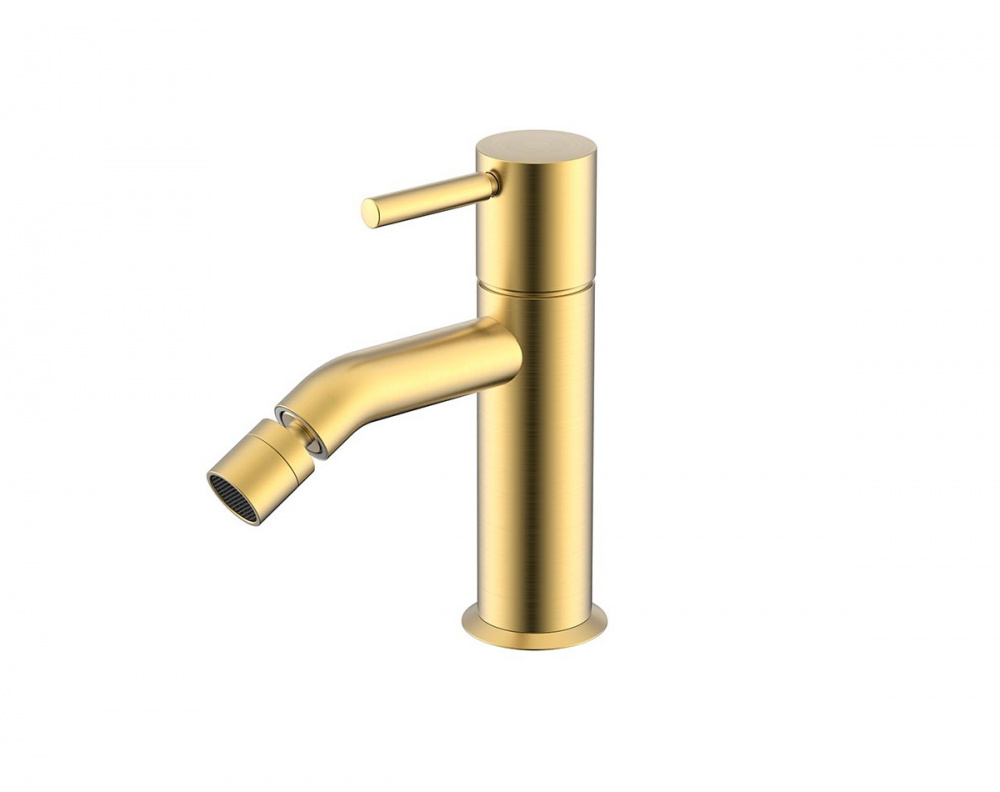 NEMO ROUND Смеситель для биде, BRUSH GOLD арт. 35514