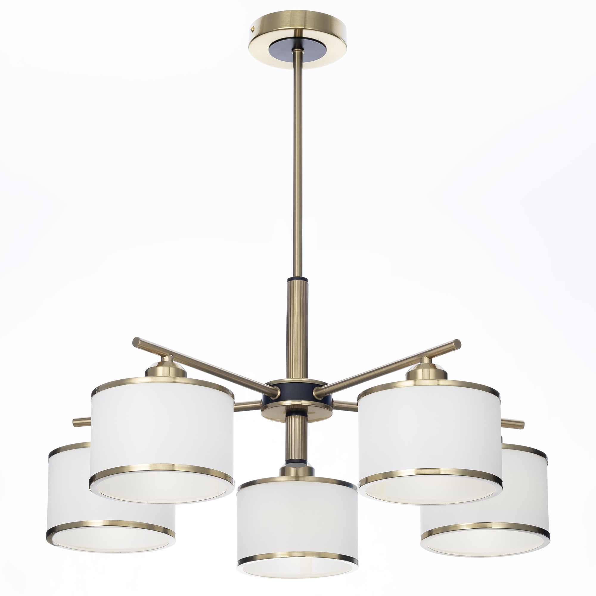 Citilux ALTON CL421253 Люстра на штанге с абажурами Бронза арт. 89204